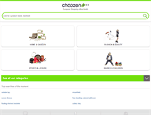 Tablet Screenshot of choozen.co.uk